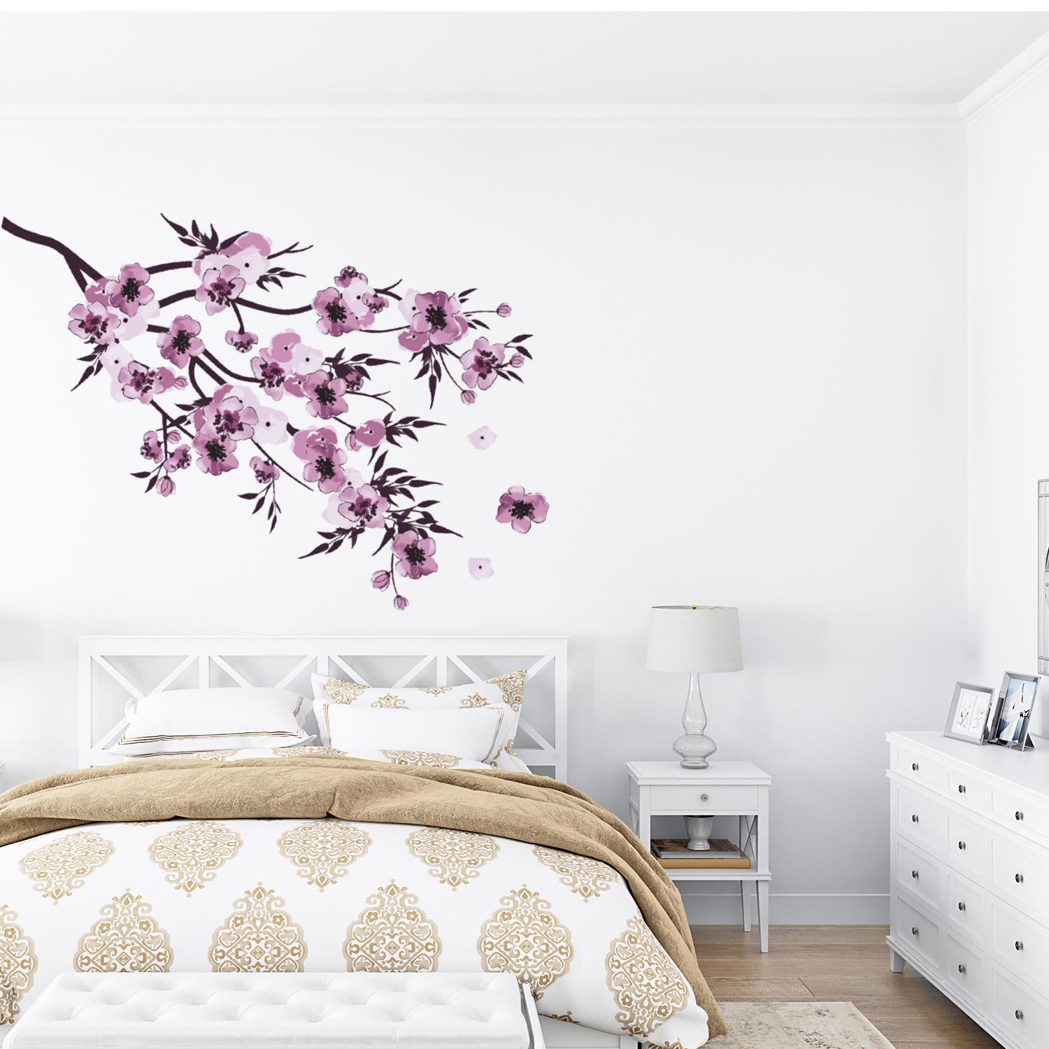 Stenske nalepke Fleurs - WS053