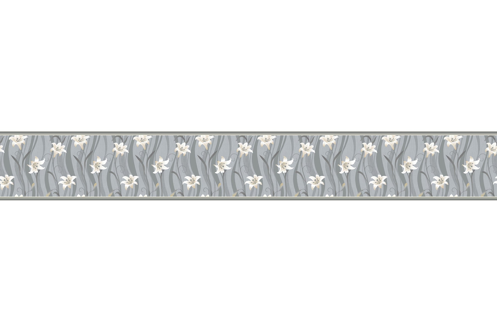 Stenska bordura Gray Flower  BR003