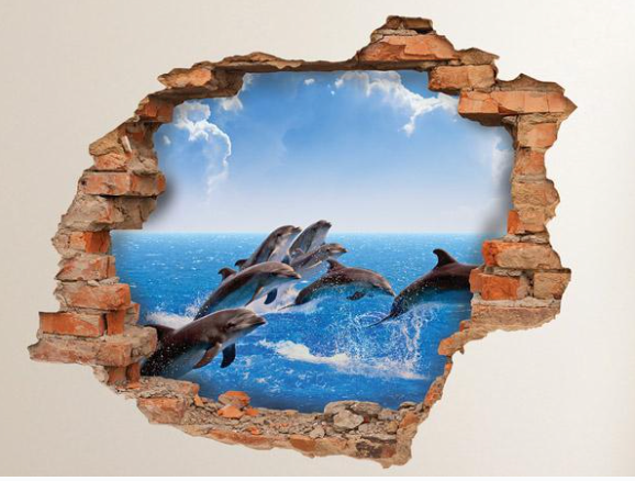 3D Art stenske nalepke
