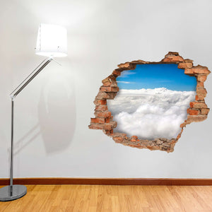 3D Art zidne naljepnice Cloud- 3D020