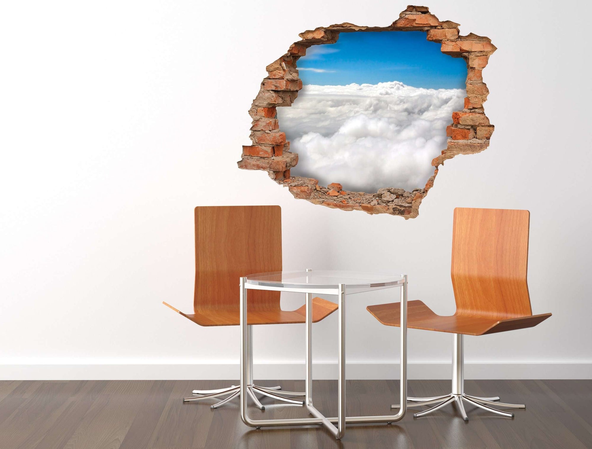 3D Art zidne naljepnice Cloud- 3D020