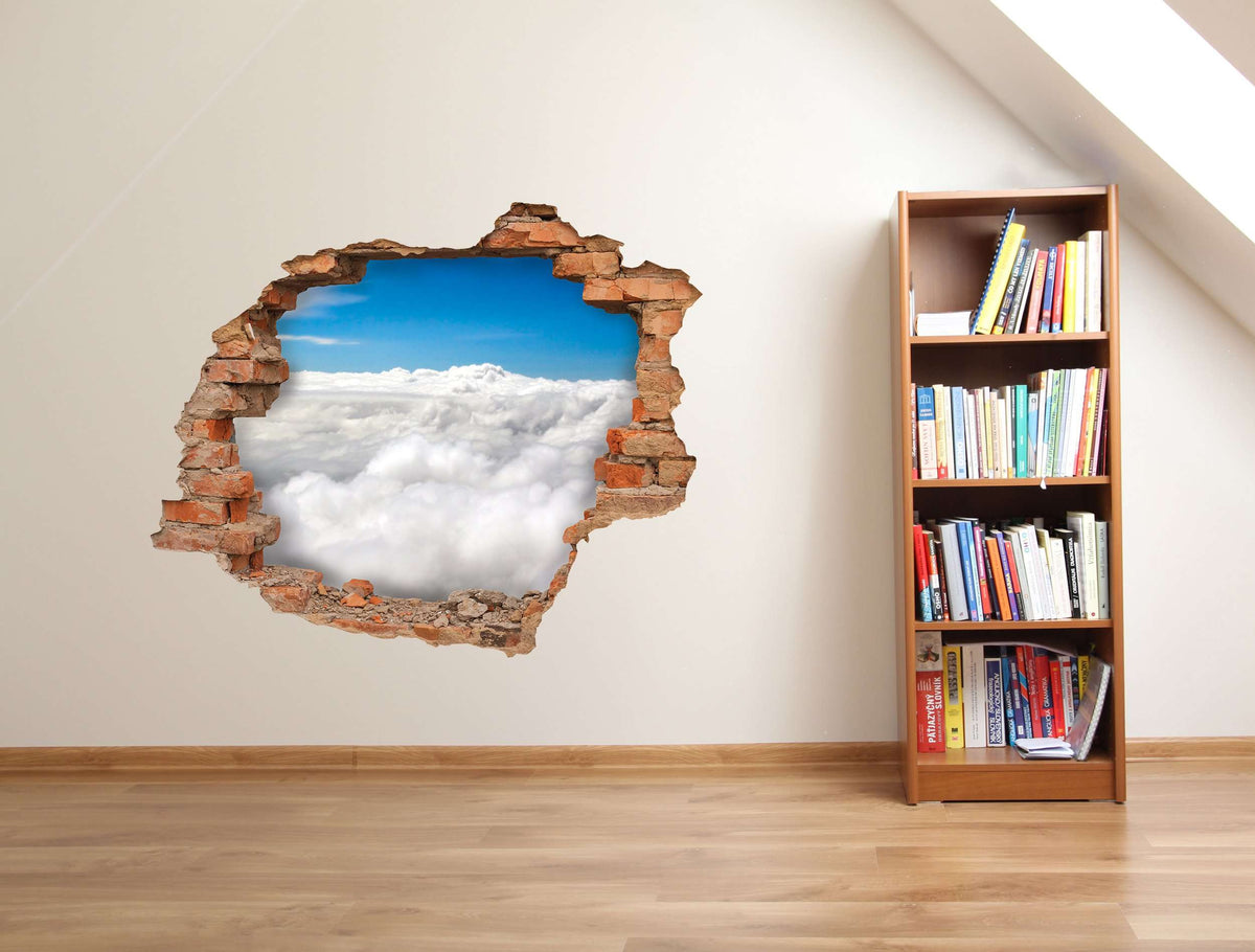 3D Art zidne naljepnice Cloud- 3D020