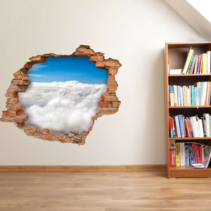 3D Art zidne naljepnice Cloud- 3D020