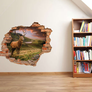 3D Art zidne naljepnice Deer - 3D034