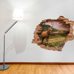 3D Art zidne naljepnice Deer - 3D034