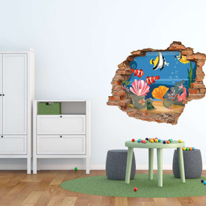 3D Art zidne naljepnice Fish - 3D057
