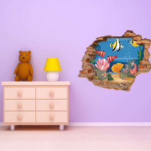 3D Art zidne naljepnice Fish - 3D057
