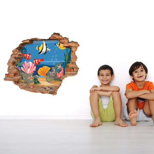 3D Art zidne naljepnice Fish - 3D057