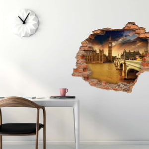 3D Art zidne naljepnice London - 3D037