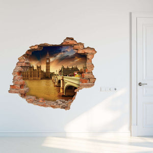 3D Art zidne naljepnice London - 3D037