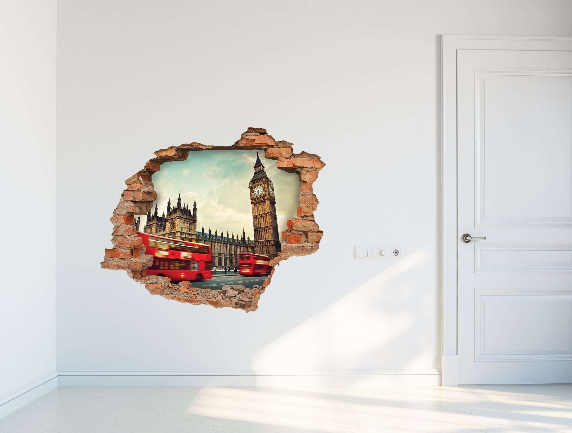 3D Art zidne naljepnice London Bus - 3D041