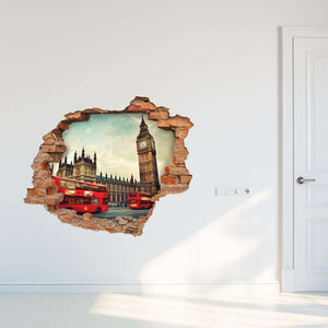 3D Art zidne naljepnice London Bus - 3D041