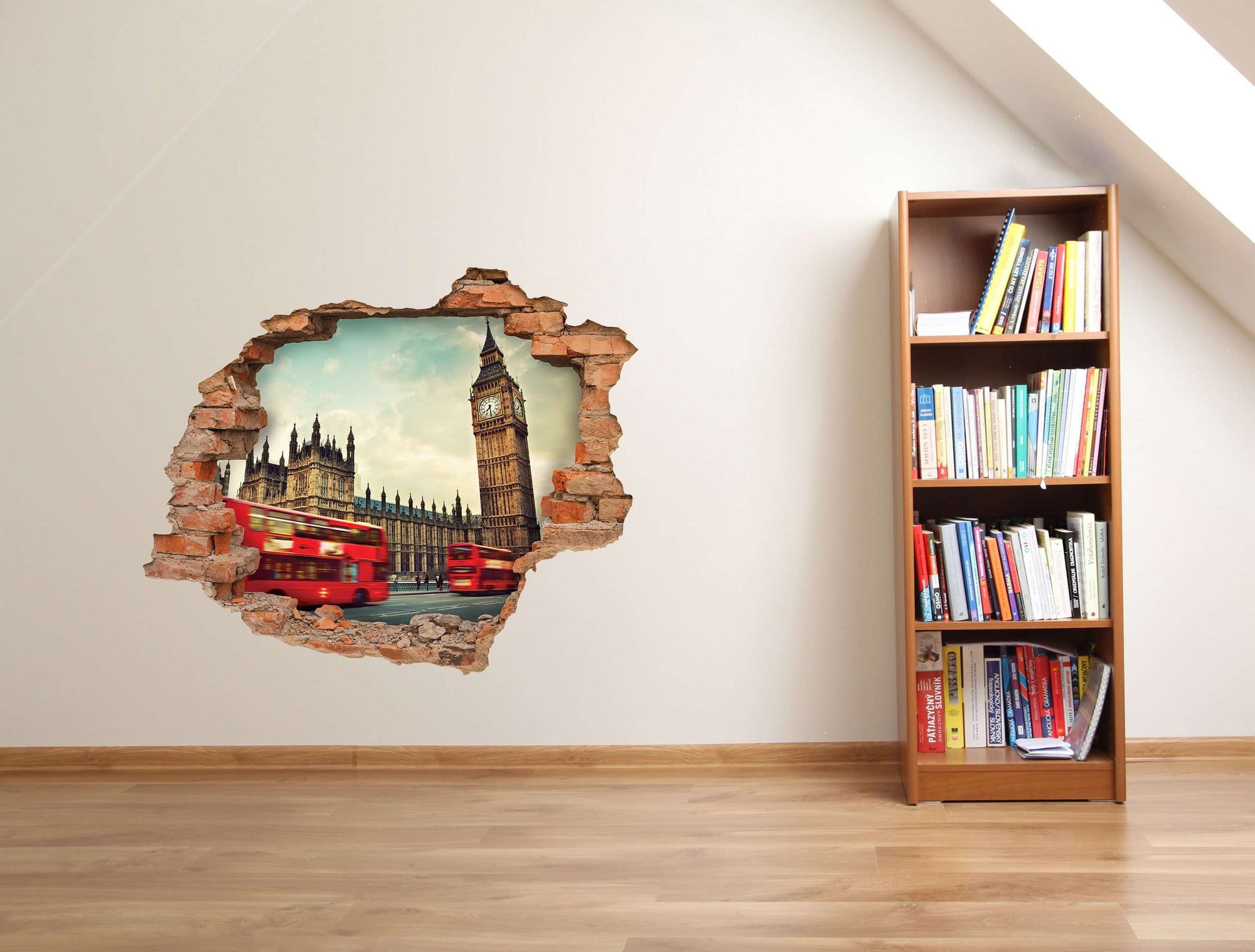 3D Art zidne naljepnice London Bus - 3D041