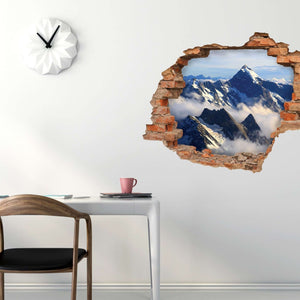 3D Art zidne naljepnice Mountain - 3D030