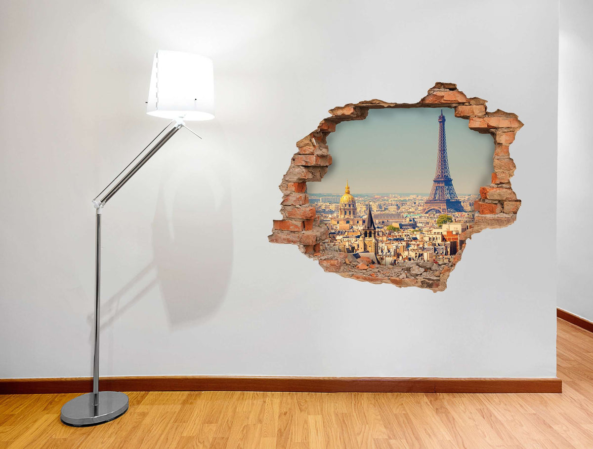 3D Art zidne naljepnice Paris - 3D013