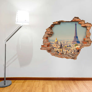 3D Art zidne naljepnice Paris - 3D013