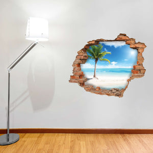 3D Art zidne naljepnice Sand Palm - 3D044