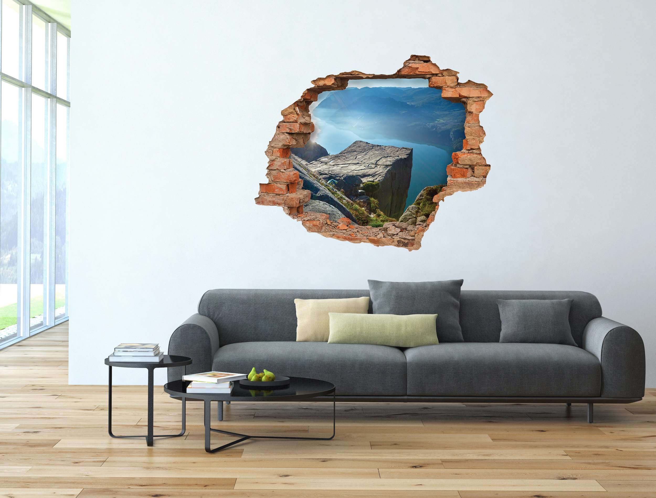 3D Art zidne naljepnice Sky River- 3D042