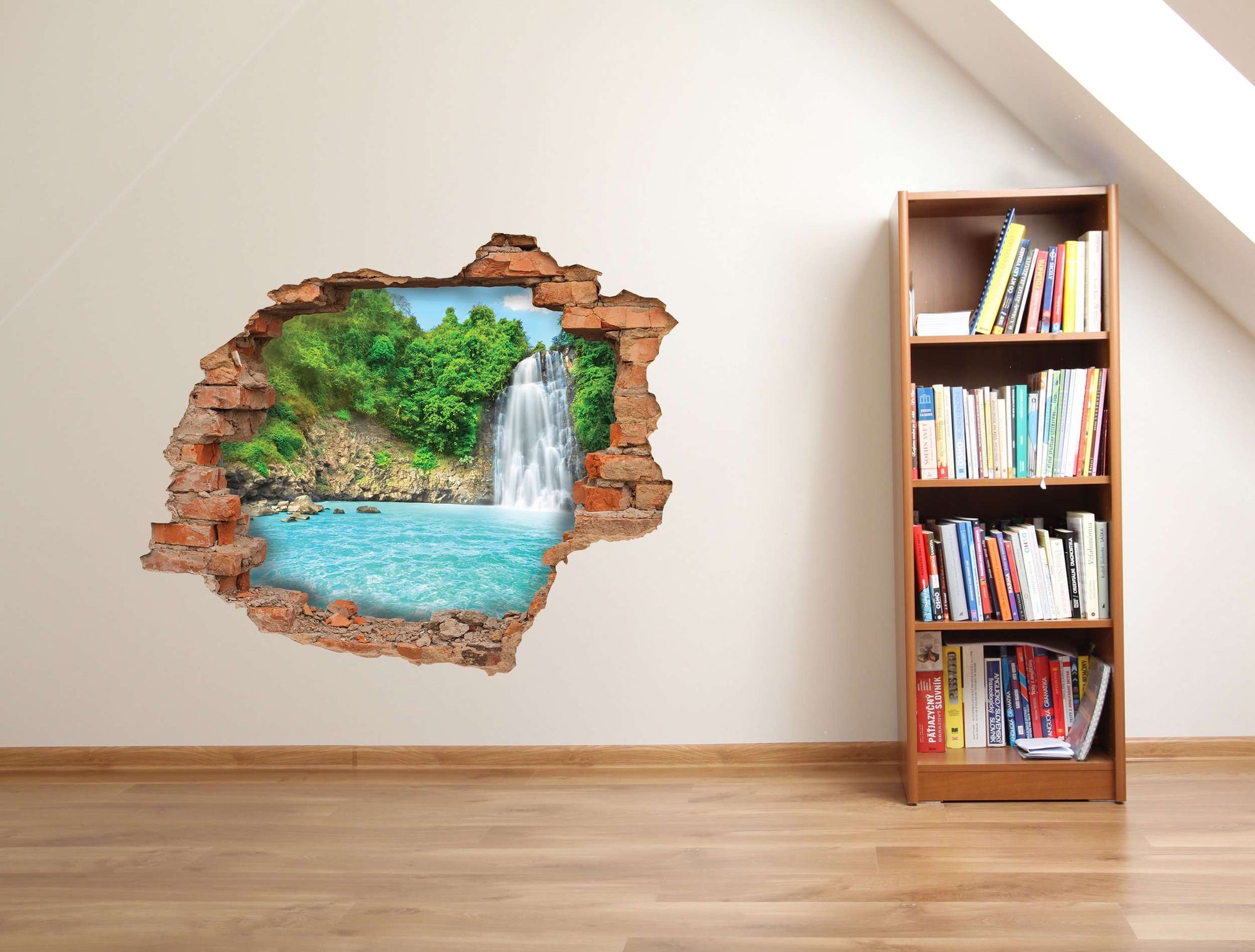 3D Art zidne naljepnice Slap - 3D008