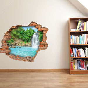 3D Art zidne naljepnice Slap - 3D008