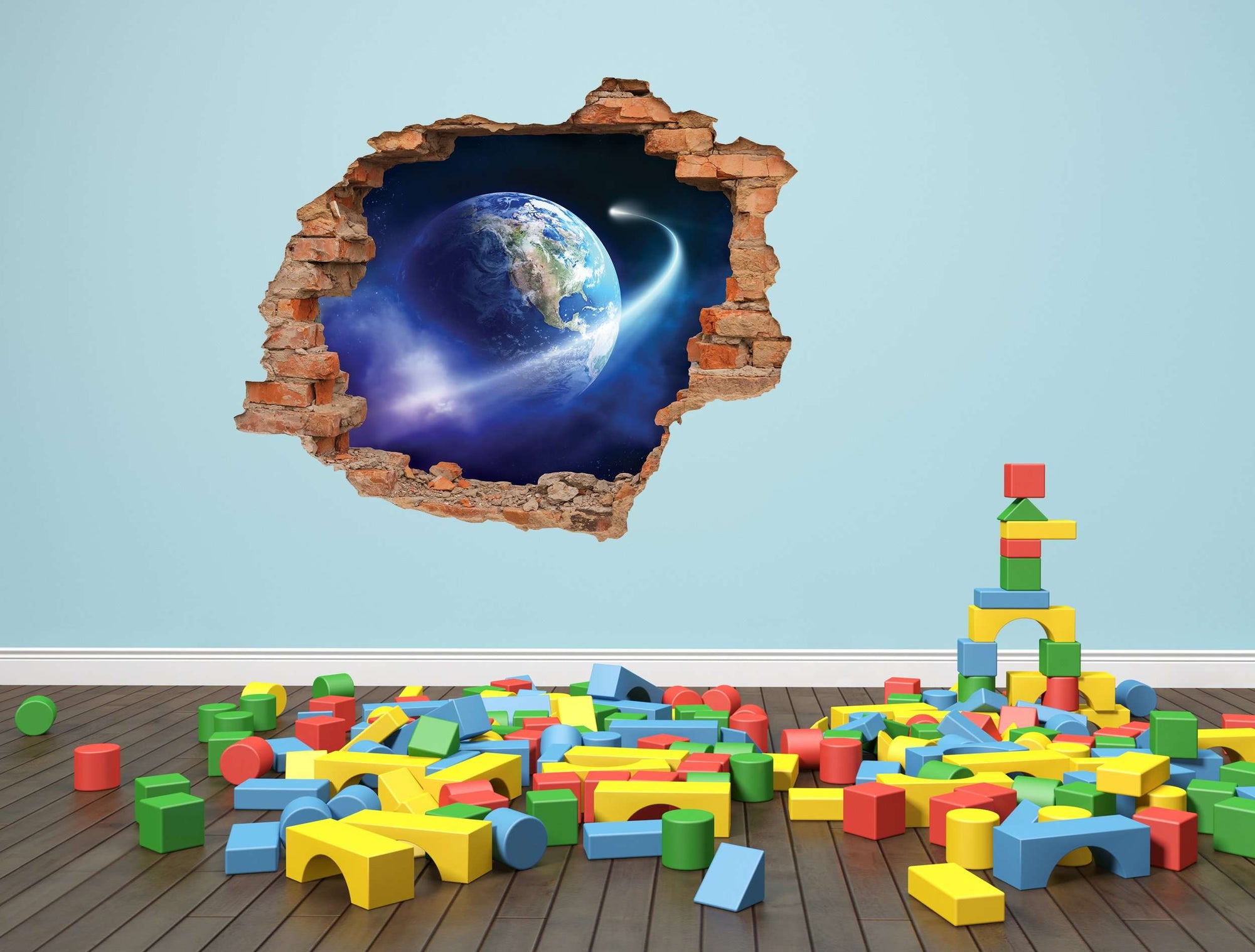 3D Art zidne naljepnice Space - 3D021