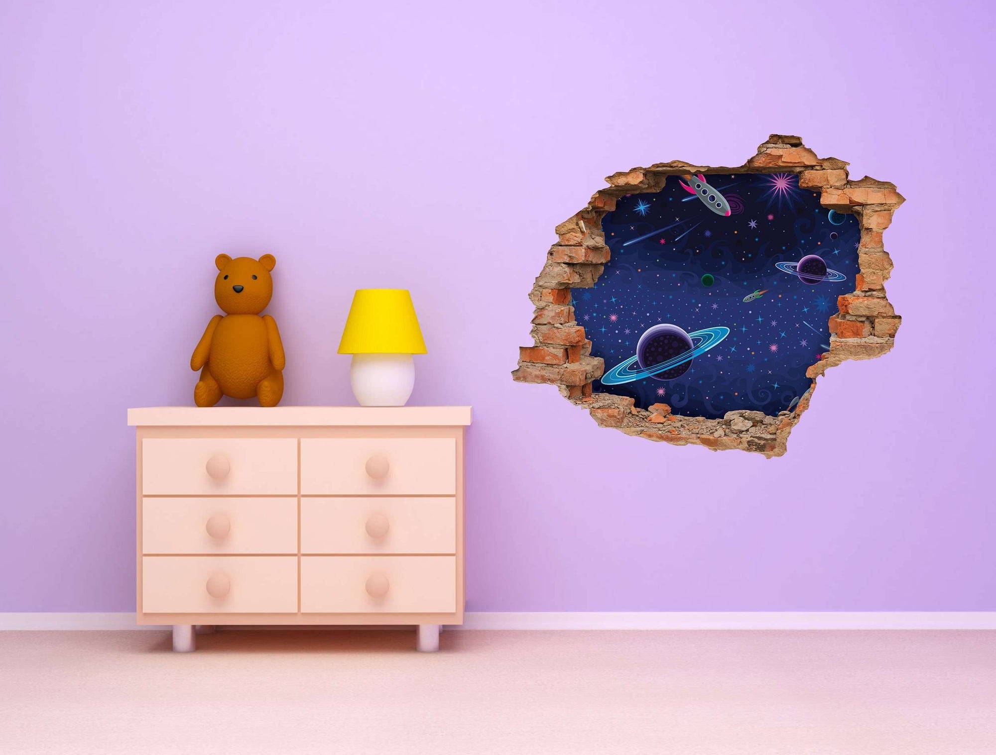 3D Art zidne naljepnice Space - 3D051