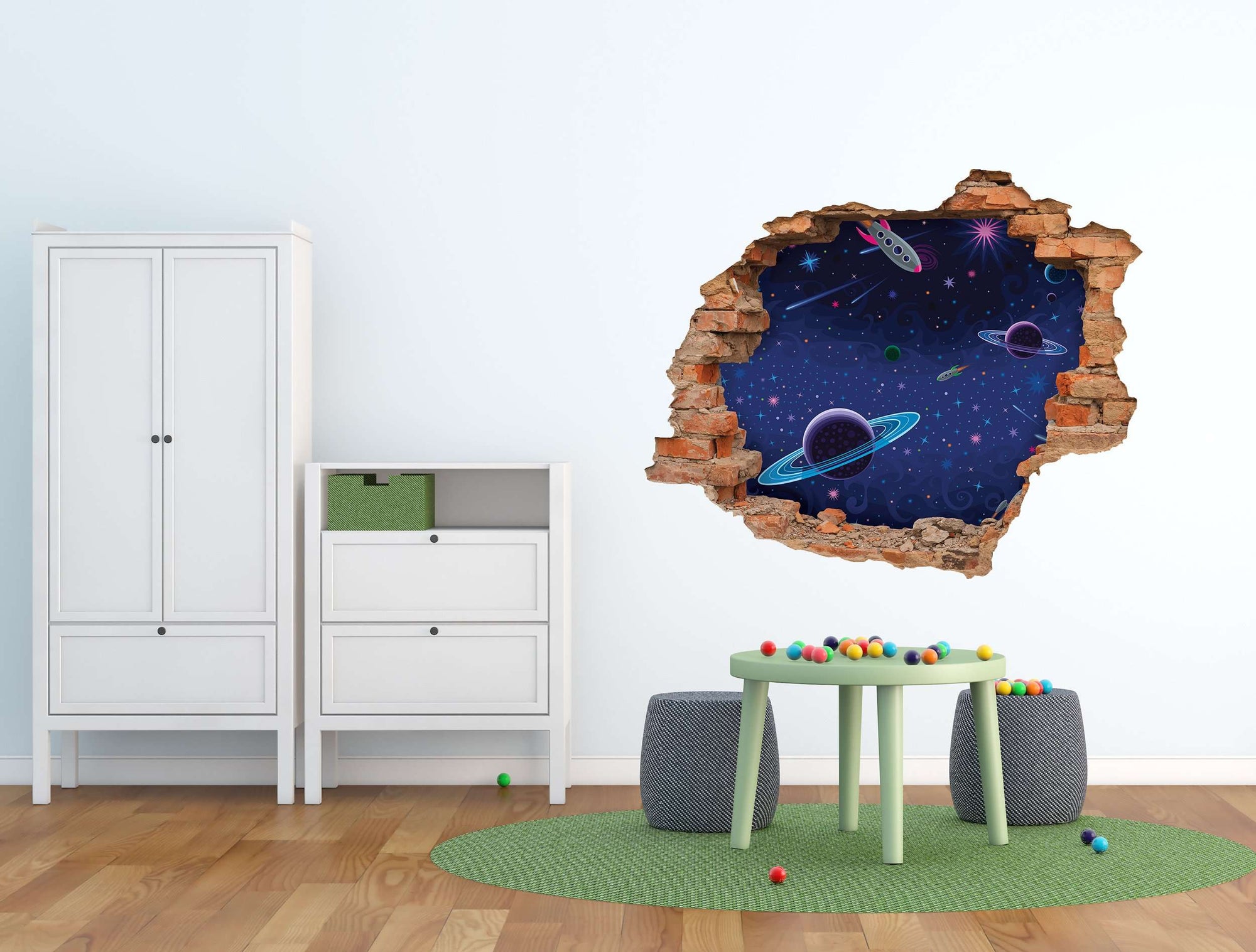 3D Art zidne naljepnice Space - 3D051