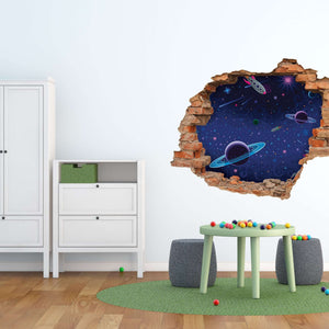 3D Art zidne naljepnice Space - 3D051