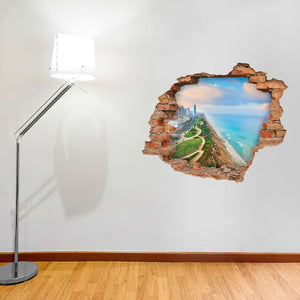 3D Art zidne naljepnice View - 3D049