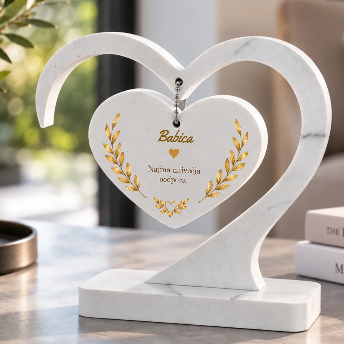 Personalizirano viseće srce – elegantna dekoracija za dom