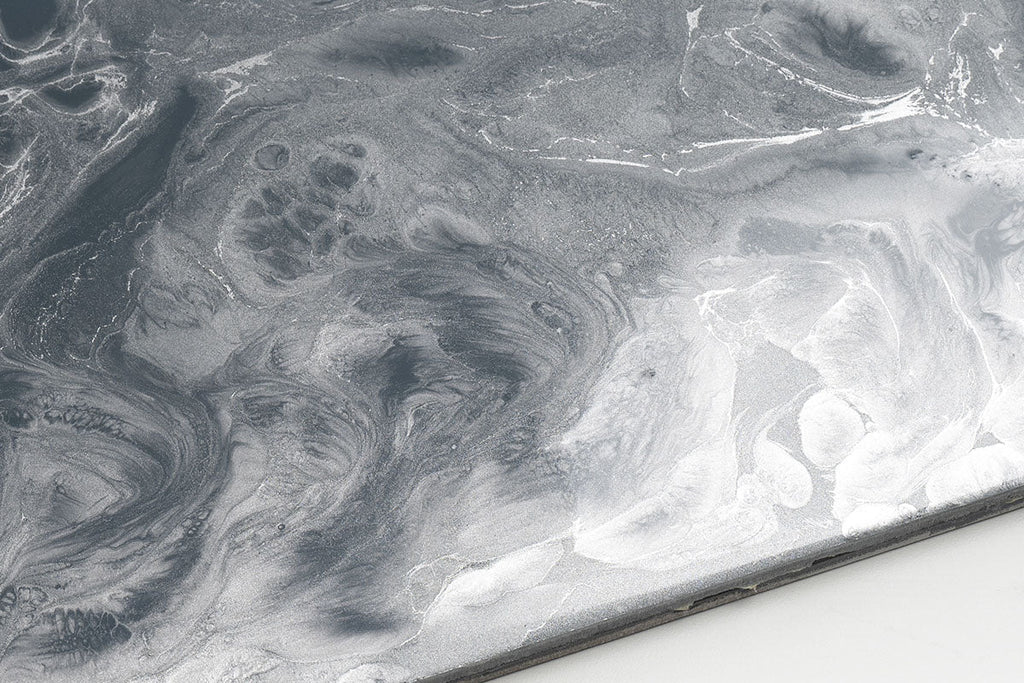 Epoxy pod Metalic Platinum Silver & Iron grey - EP019