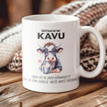 Bijela Šalica sa Tiskom "Dotakni mi kavu...",  šalica za poklon -  SA237