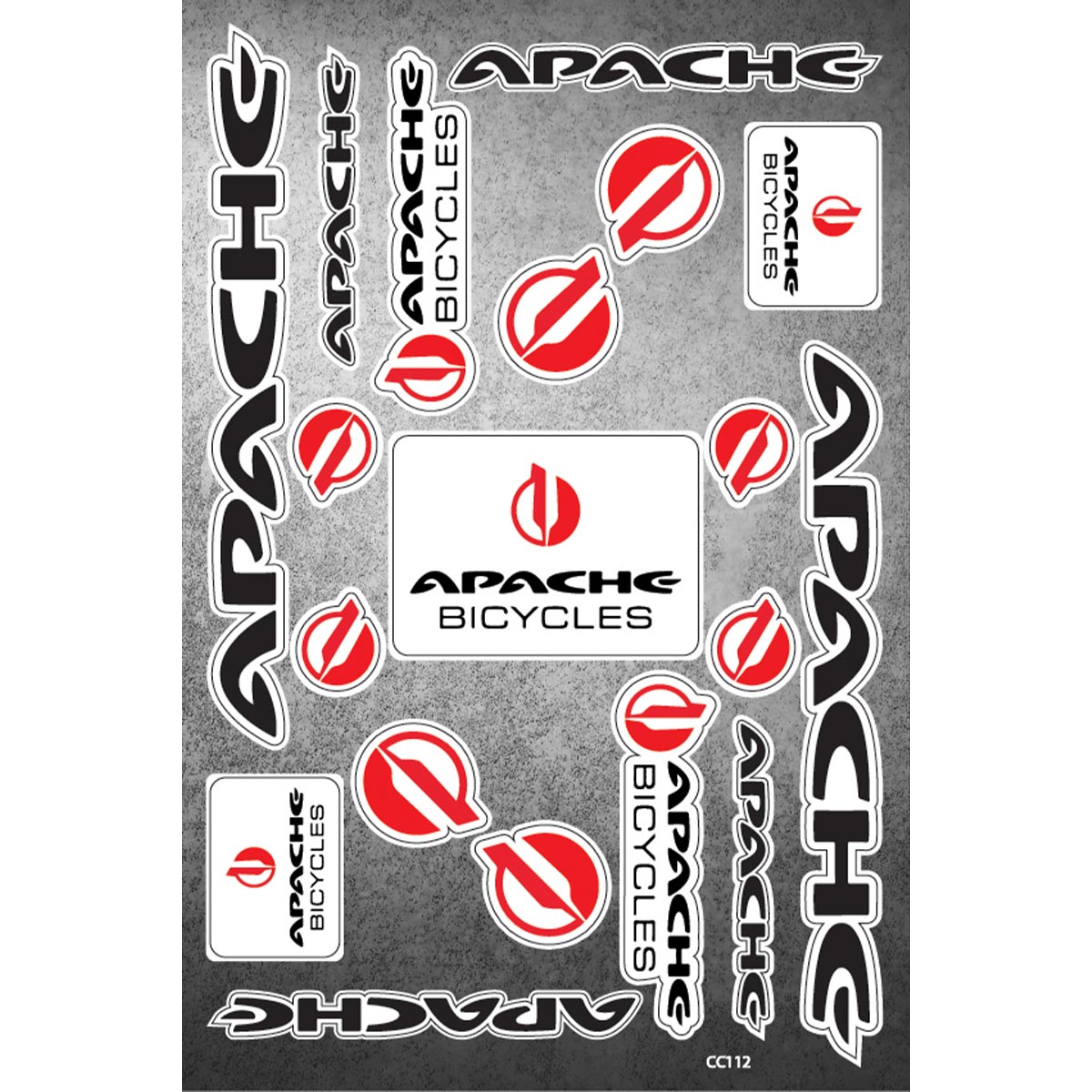 Apache samolepilne nalepke za kolesa - CC112-Life-decor.si