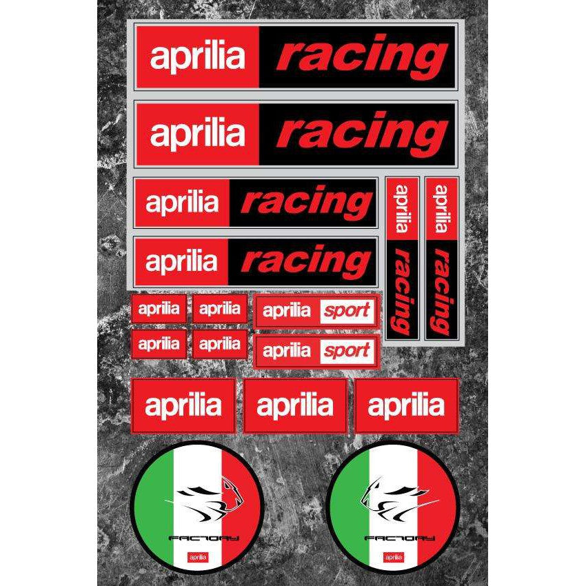 Aprilia Racing nalepke za motorje- CC141-Life-decor.si