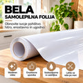 Bela samolepilna folija za hitro in enostavno prenovo pohištva