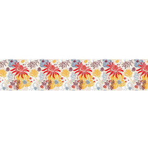 Bordure za zidove  colorized flowers bush BR022