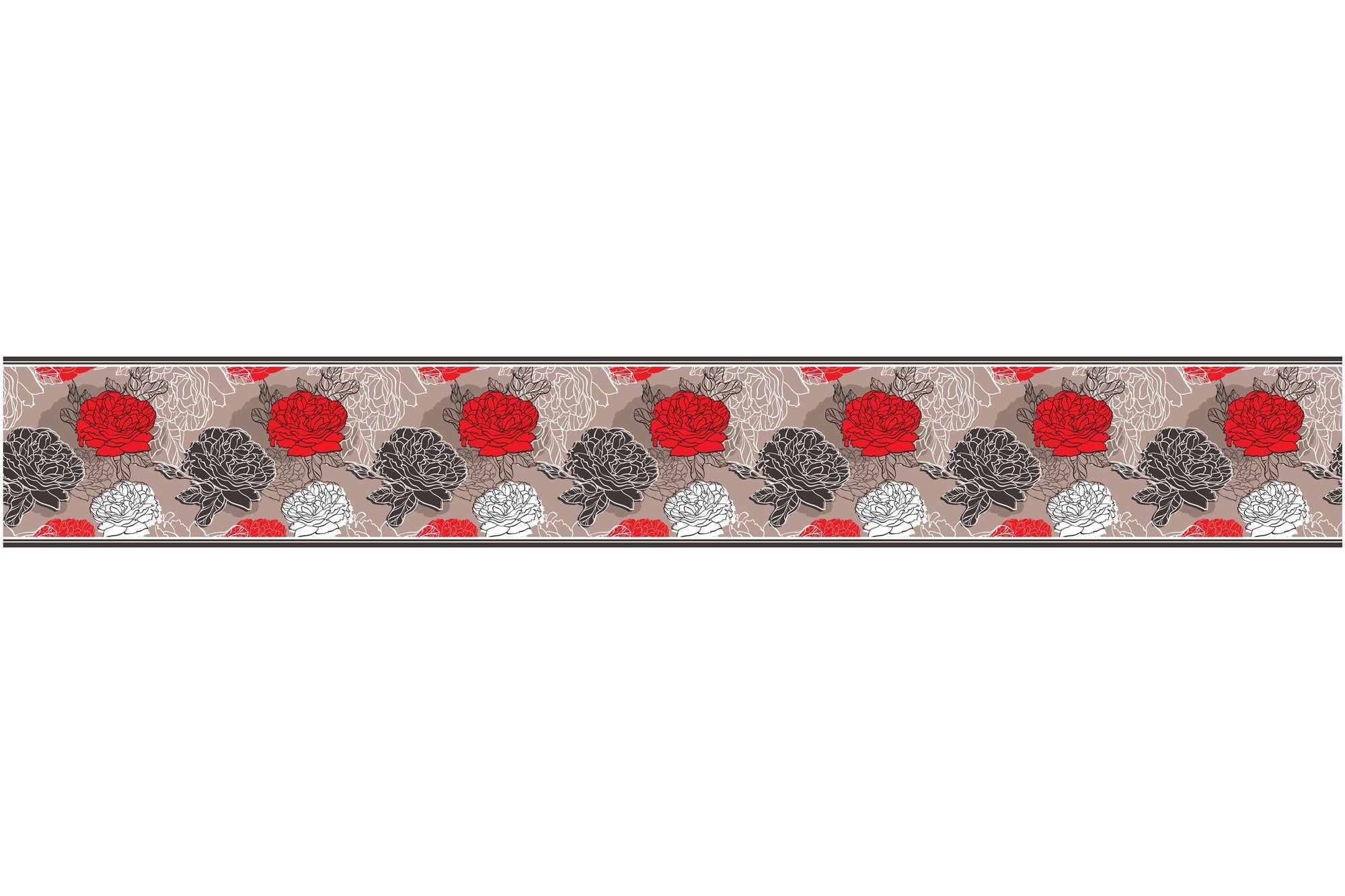 Bordure za zidove red roses BR029