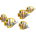 Butterfly Fish riba nalepke, samolepilne, 6 različne oblike - AUR057-Life-decor.si