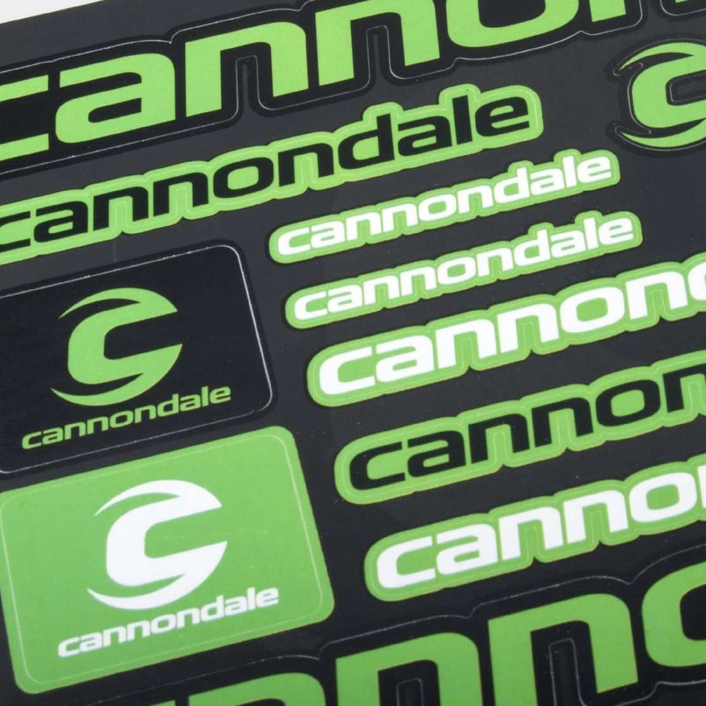 Cannondale samolepilne nalepke za kolesa - crno zelena - CC032G-Life-decor.si