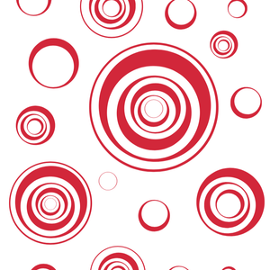 Circles - Dekoracije za prozore WL043