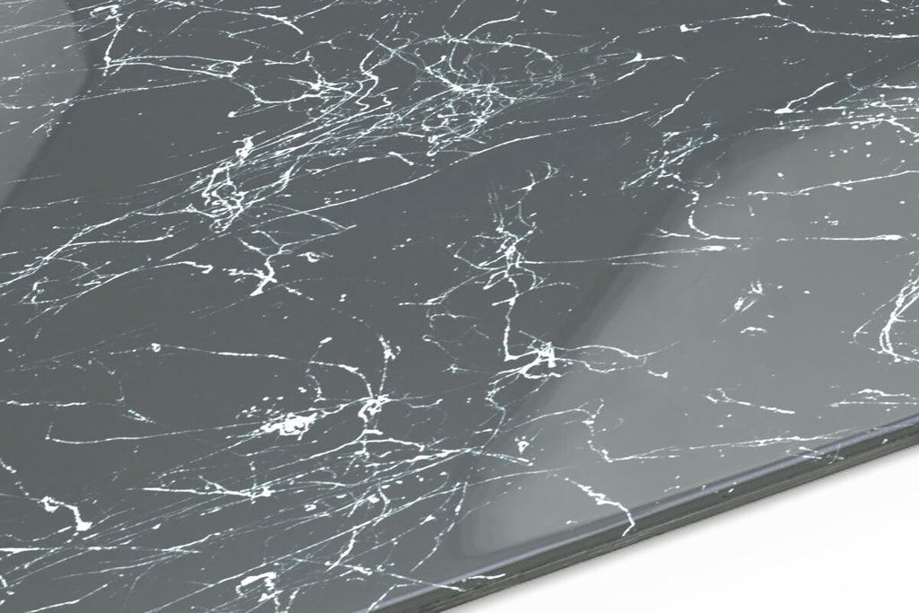 Epoxy pod Iron Grey & Marble White - EP038