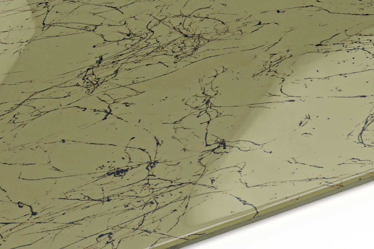 Epoxy pod Olive Grey & Marble Black - EP045