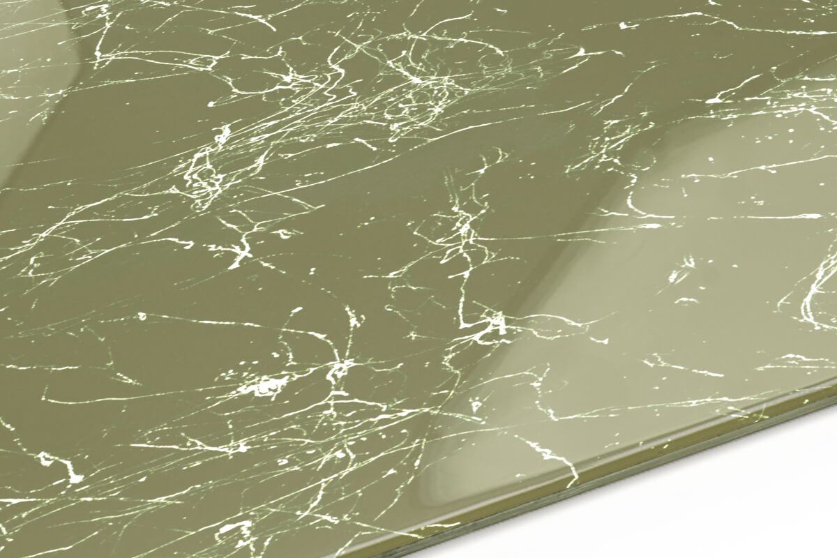 Epoxy pod Olive Grey & Marble White - EP042