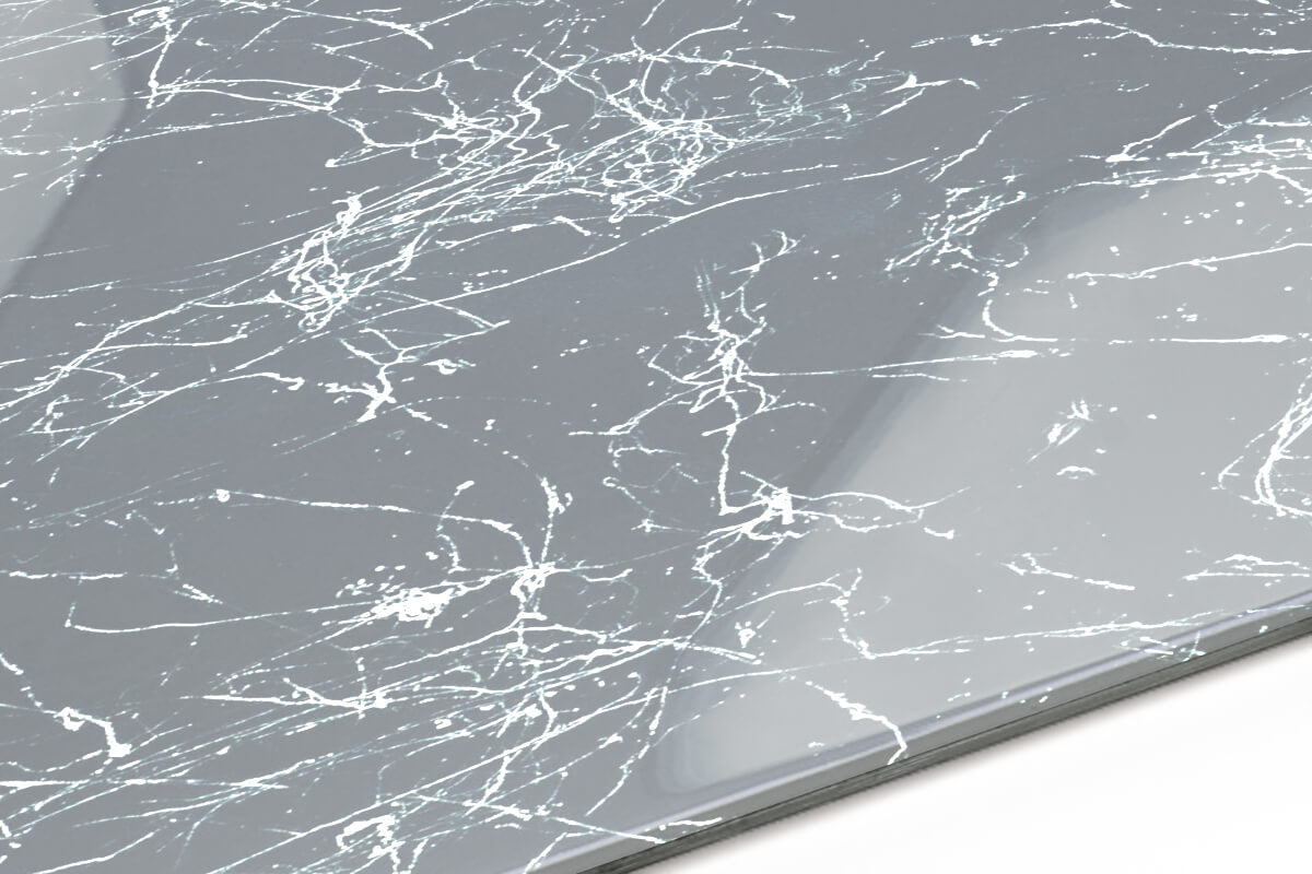 Epoxy pod Silver Grey & Marble White - EP040