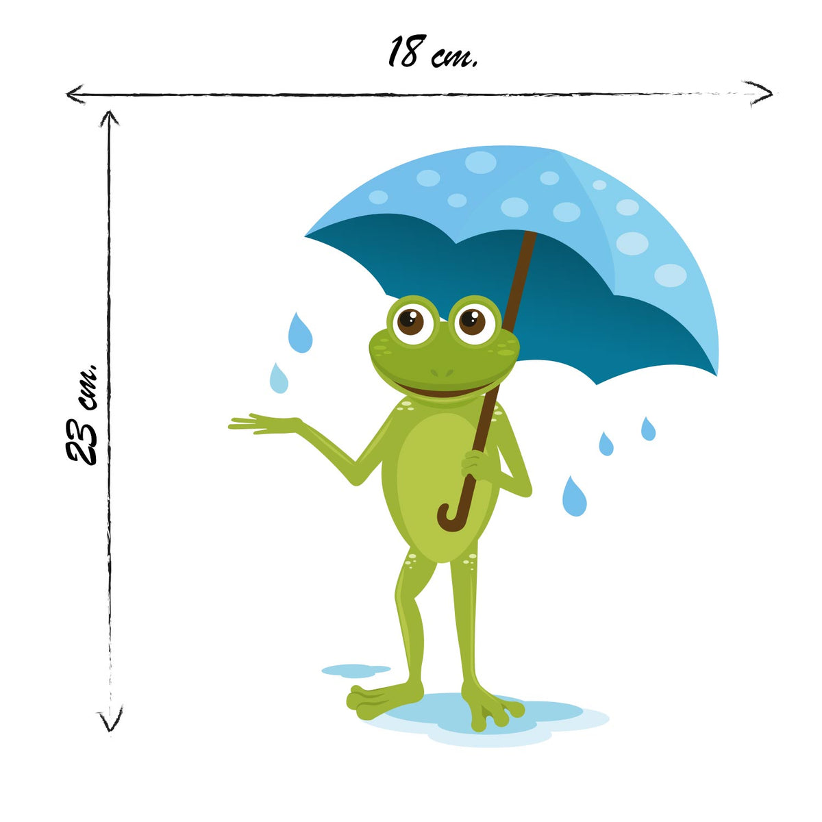 Stenske nalepke  Žabe- Frog - DWS009