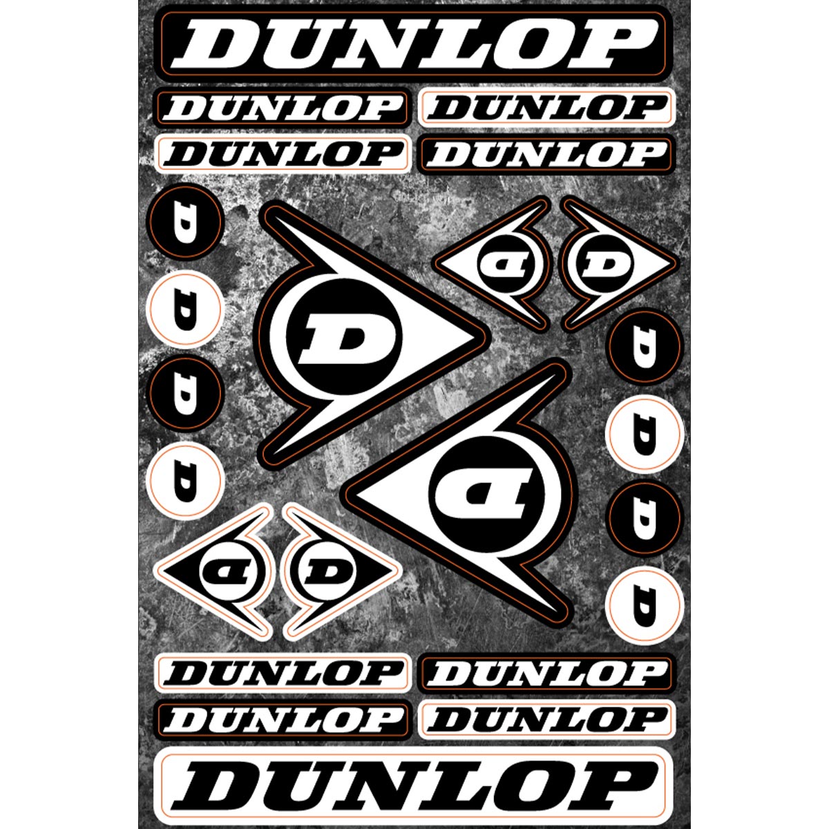 Dunlop nalepke za motorje- CC119-Life-decor.si