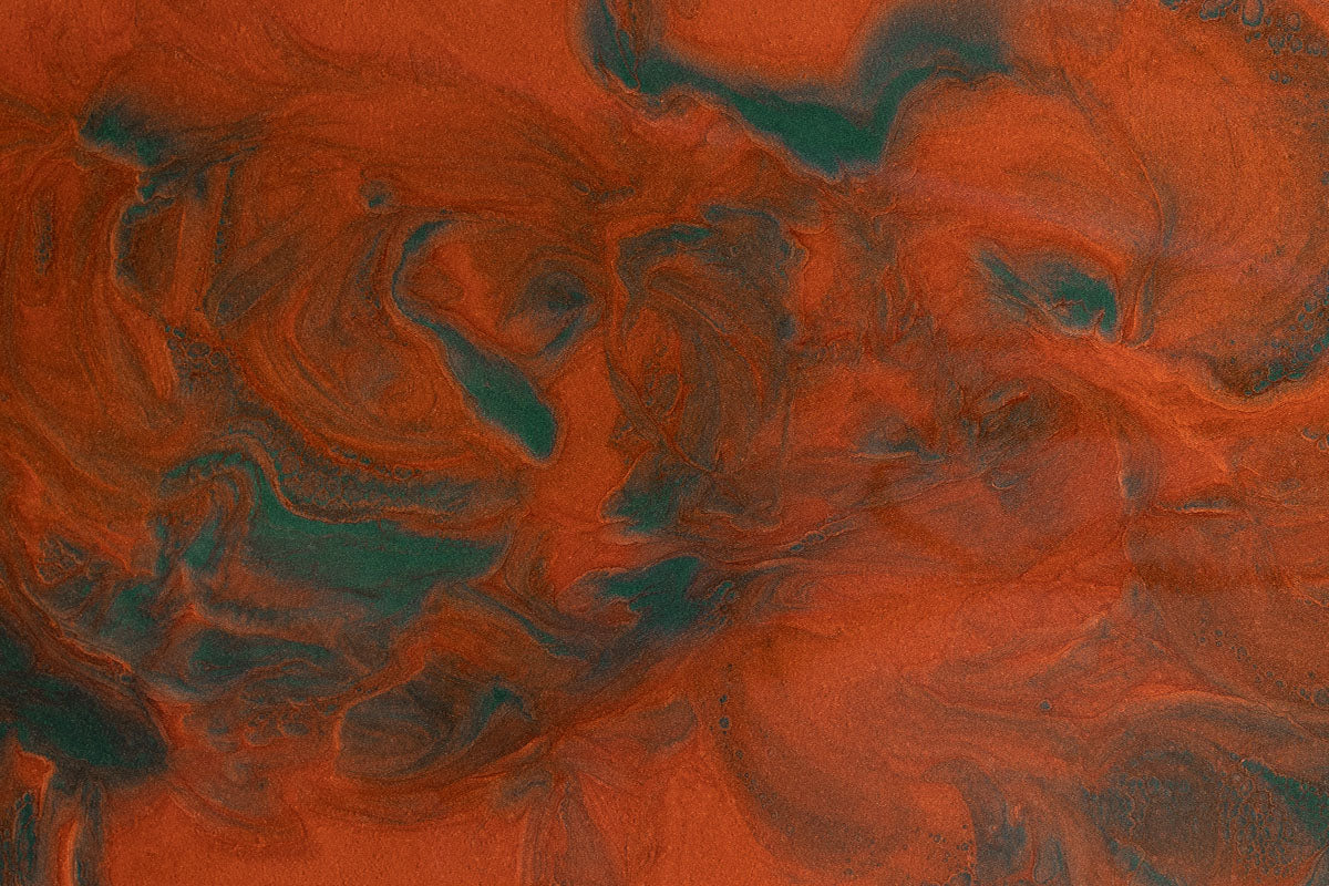 Epoxy pod Bronze Red & Dark Green - EP008