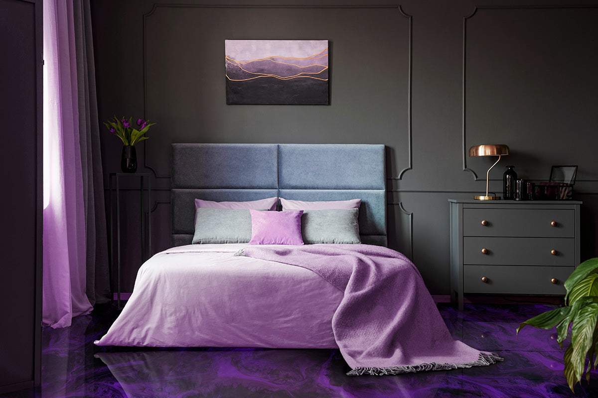 Epoxy pod Metallic Grape Purple & Jet Black - EP024