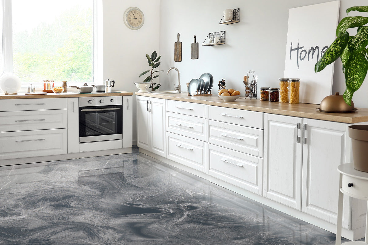 Epoxy pod Metalic Platinum Silver & Iron grey - EP019