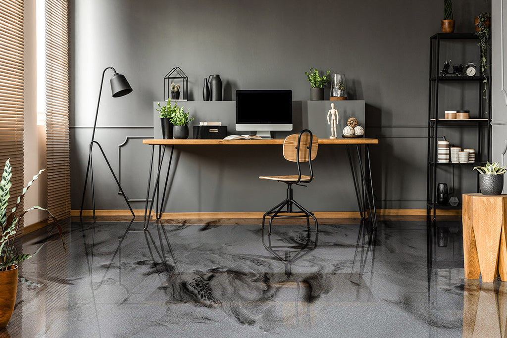 Epoxy pod Platinum Silver & Deep Black - EP014